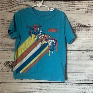 Kids Marvel Blue shirt size 5